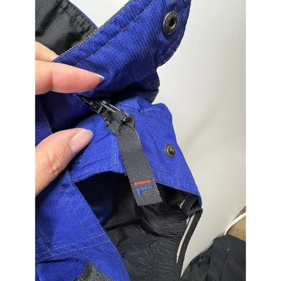 Fila Vintage 1990s Ski Pants Trousers Blue Winter Sports Snow Pants Sz M 91175